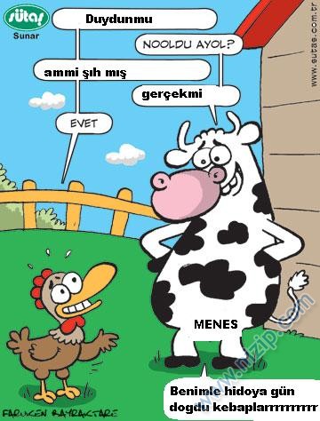 Sütaş karikatürleri Nizip.com'da Olursa.