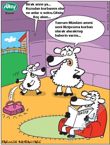 Sütaş karikatürleri Nizip.com'da Olursa.