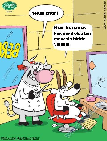 Sütaş karikatürleri Nizip.com'da Olursa.