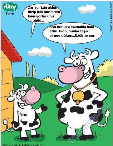 Sütaş karikatürleri Nizip.com'da Olursa.