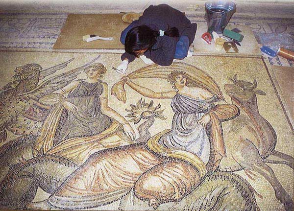 Nizip Zeugma daki Kazı çalışmaları