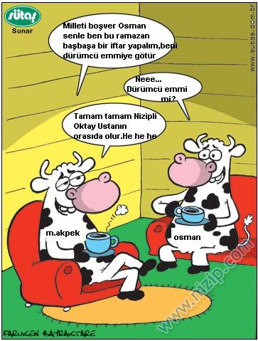 Sütaş karikatürleri Nizip.com'da Olursa.