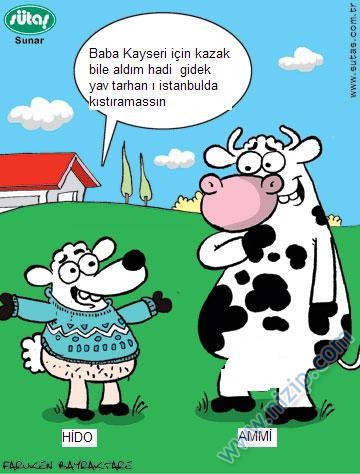 Sütaş karikatürleri Nizip.com'da Olursa.