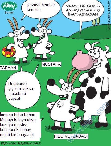 Sütaş karikatürleri Nizip.com'da Olursa.