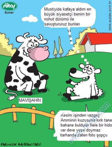 Sütaş karikatürleri Nizip.com'da Olursa.