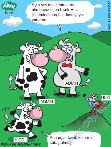 Sütaş karikatürleri Nizip.com'da Olursa.