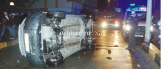 Kaza Yapan Sürücü, Ağlanacak Haline Güldü