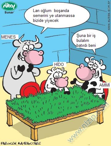 Sütaş karikatürleri Nizip.com'da Olursa.
