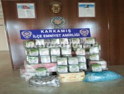 Karkamış'ta Kaçak Çay Operasyonu