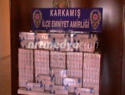 Karkamış'ta Sigara Kaçakçılığı