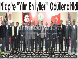 Nizip'te "Yılın En İyileri" Ödüllendirildi