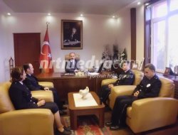 İlçe Emniyet Müdürü Kantar'dan Kurum Amirlerine Ziyaret İlçe Emniyet Müdürü Kantar'dan Kurum Amirlerine Ziyaret