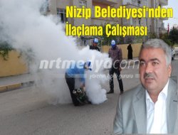 Nizip Belediyesi'nden İlaçlama Çalışması