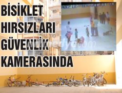 Bisiklet hırsızları güvenlik kamerasında Bisiklet hırsızları güvenlik kamerasında