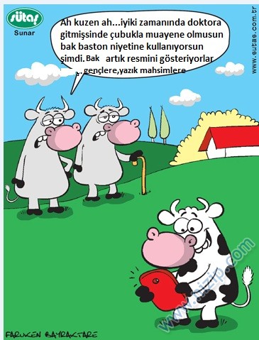 Sütaş karikatürleri Nizip.com'da Olursa.