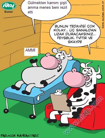 Sütaş karikatürleri Nizip.com'da Olursa.