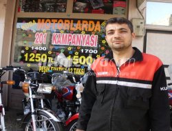 Nizip'te motosiklet satışları