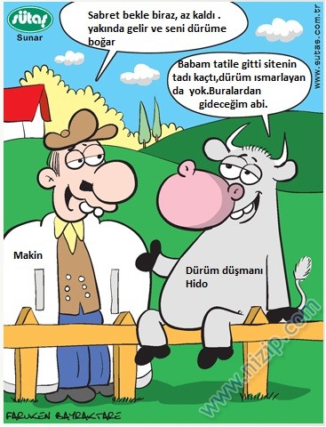 Sütaş karikatürleri Nizip.com'da Olursa.