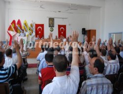 Nizip sanayi sitesi'nde kongre heyecanı Nizip sanayi sitesi'nde kongre heyecanı