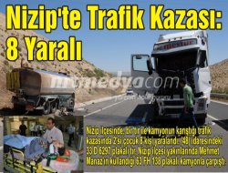 Nizip\'te Trafik Kazası: 8 Yaralı