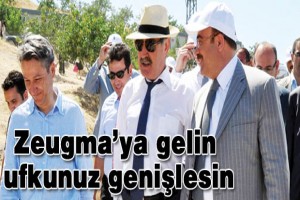 Kültür ve Turizm Bakanı Ertuğrul GÜNAY, Zeugmada..!!