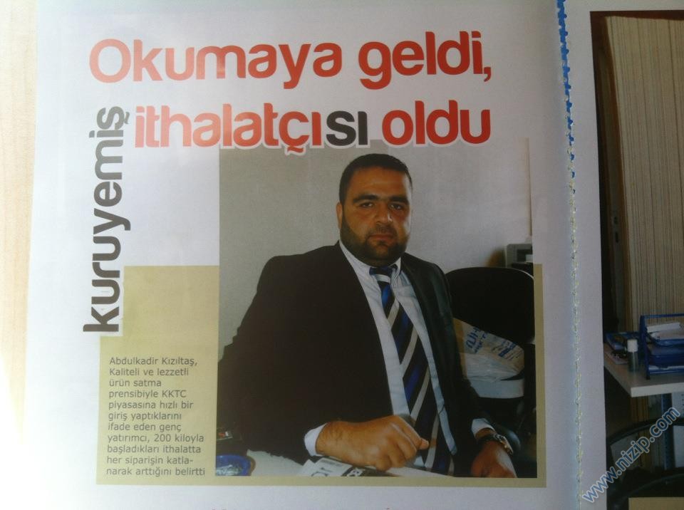 KIZILTAŞ GIDA İTHALAT ve İHRACAT  LTD ŞTİ  K.K.T.C