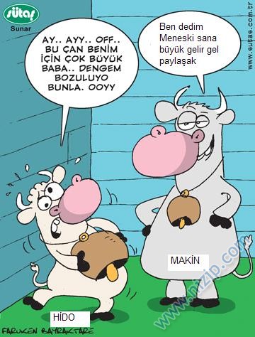 Sütaş karikatürleri Nizip.com'da Olursa.