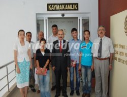 Kaymakamlıkta Ödül Töreni Kaymakamlıkta Ödül Töreni