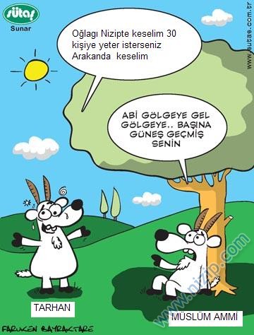 Sütaş karikatürleri Nizip.com'da Olursa.