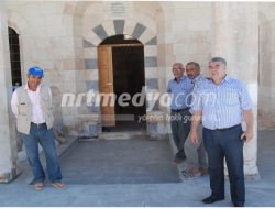 Molla Ahmet Cami'de Çalışmalar Sürüyor Molla Ahmet Cami'de Çalışmalar Sürüyor
