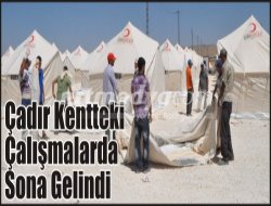 Nizip'te Suriyeliler İçin 10 Bin Kişilik Çadır Kent ...