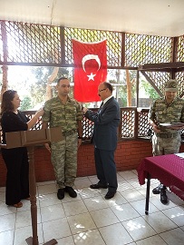 İlçe Jandarma K.lığında Bir Üst Rütbeye Terfi Töreni Yapıldı.