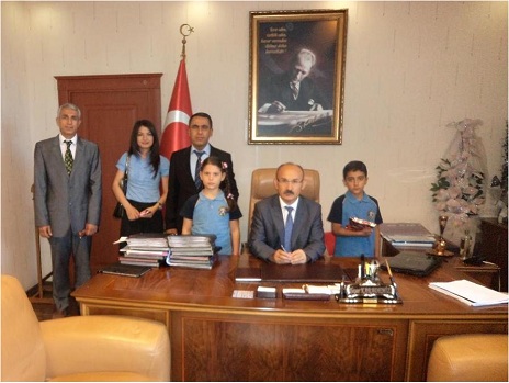 2012-2013 Eğitim-Öğretim yılı İlköğretim haftası kutlamaları kapsamında Kaymakam Yaşa
