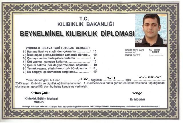 İbrahim'e Nizip.ComDAn Diploma :)