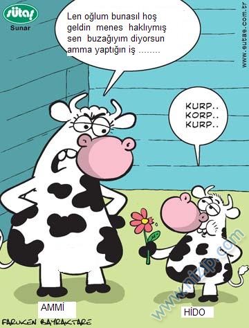 Sütaş karikatürleri Nizip.com'da Olursa.