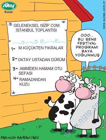 Sütaş karikatürleri Nizip.com'da Olursa.