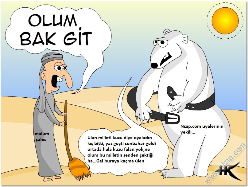 Sütaş karikatürleri Nizip.com'da Olursa.