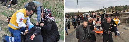 Gaziantep'in Nizip İlçesinde, Yolcu Minibüsüyle Otomobilin ...