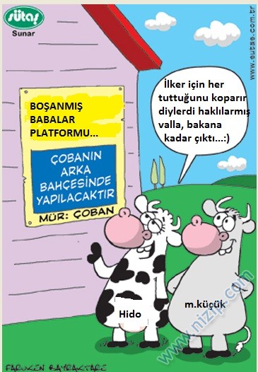 Sütaş karikatürleri Nizip.com'da Olursa.