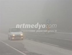 Nizip'te Yoğun Sis Etkili Oldu
