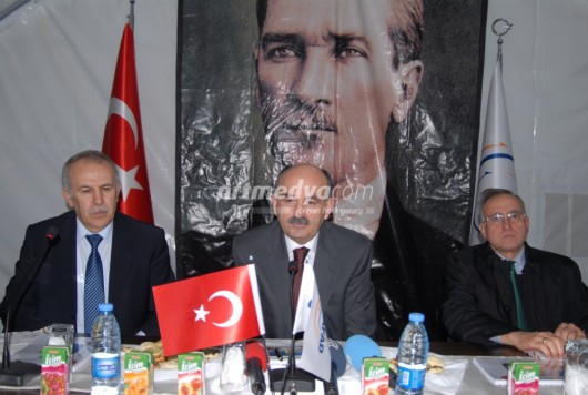 Sağlık bakanı nizip çadır kentte