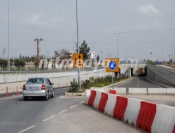 Yarım kalan yolda sürücülerin zor anları