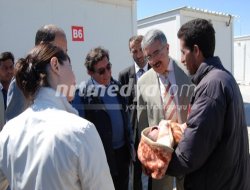 Birleşmiş milletler heyeti nizip'teki suriyelileri ziyaret etti