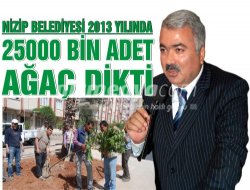 Video:   NİZİP BELEDİYESİ 2013 YILINDA 25000 BİN ADET AĞAÇ DİKTİ