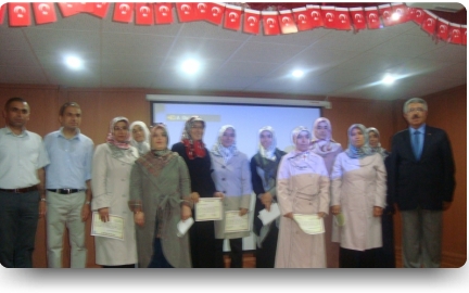 Müslüm Erdoğan İlkokulu Tarafından Düzenlenen  Aile Eğitimi Semineri Sertifika Töreni