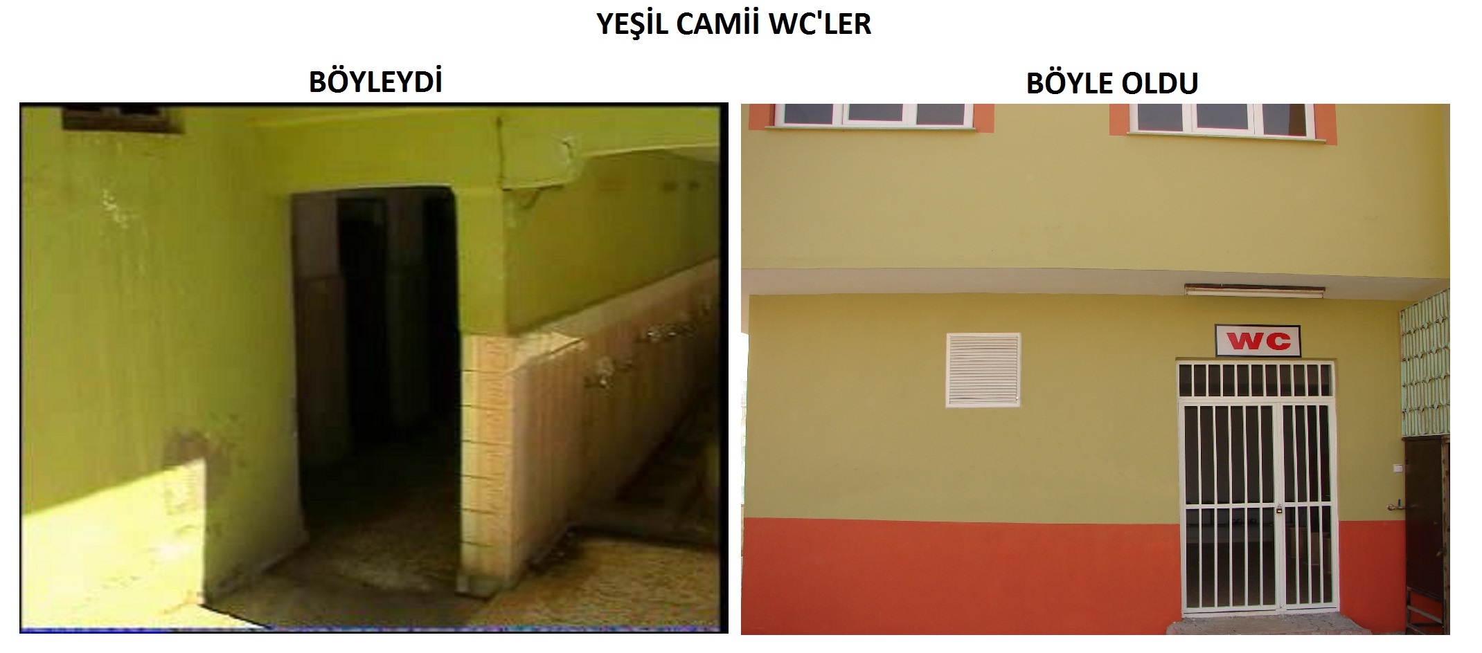 Nizip merkeze umumi tuvaletler yapıldı