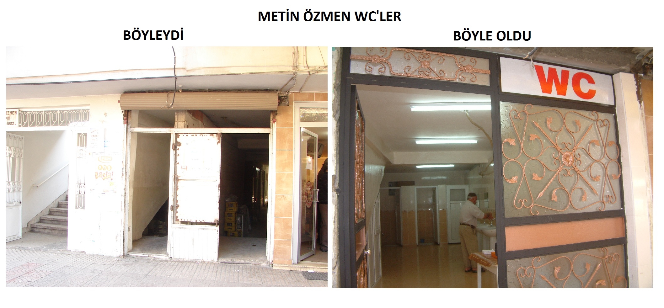 Nizip merkeze umumi tuvaletler yapıldı Nizip merkeze umumi tuvaletler yapıldı