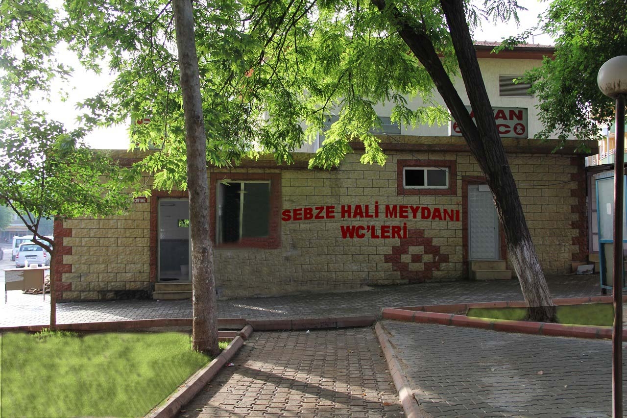 Nizip merkeze umumi tuvaletler yapıldı Nizip merkeze umumi tuvaletler yapıldı