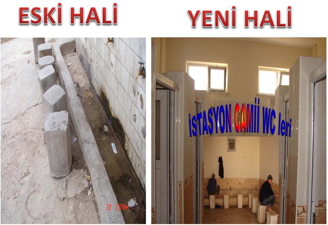 Nizip merkeze umumi tuvaletler yapıldı