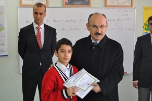 Kaymakam Yaşar KARADENİZ Sekili İlkokulunda Öğrencilere Karnelerini Dağıttı